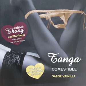 HOTFLOWERS - TANGA+ 2 PEZONES OBLEA VAINILLA MUJER /es/pt/en/fr/it/