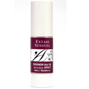 EXTASE SENSUEL ACEITE DE MASAJE EFECTO CALOR CON FEROMONAS MORA 30ML - Imagen 2