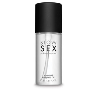 BIJOUX SLOW SEX ACEITE MASAJE EFECTO CALOR 50 ML - Imagen 2