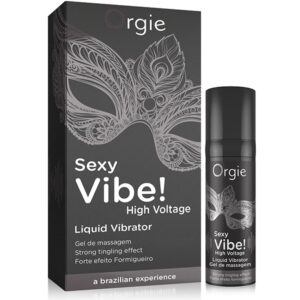 ORGIE SEXY VIBE! VIBRADOR LIQUIDO EXTRA FUERTE 15 ML