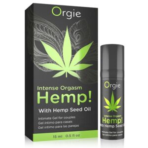 ORGIE INTENSE ORGASM GEL CON ACEITE SEMILLA DE CAÑAMO 15  ML