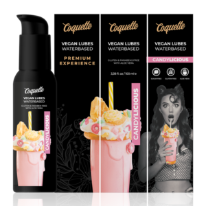 COQUETTE CHIC DESIRE PREMIUM EXPERIENCE LUBRICANTE VEGANO CANDYLICIOUS 100ML - Imagen 3