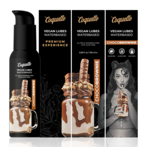COQUETTE CHIC DESIRE PREMIUM EXPERIENCE LUBRICANTE VEGANO CHOCOBROWNIE 100ML - Imagen 3